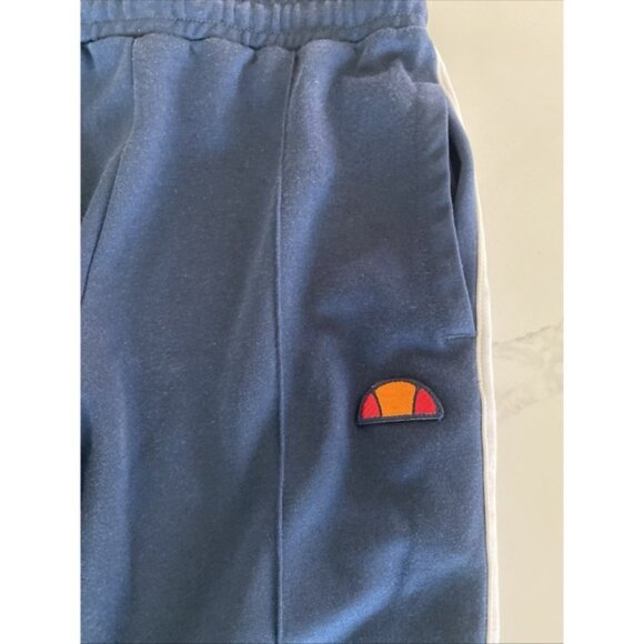 Ellesse Phantom Woven Crop Track Pants Joggers Blue Women's Size Medium - Picture 2 of 11
